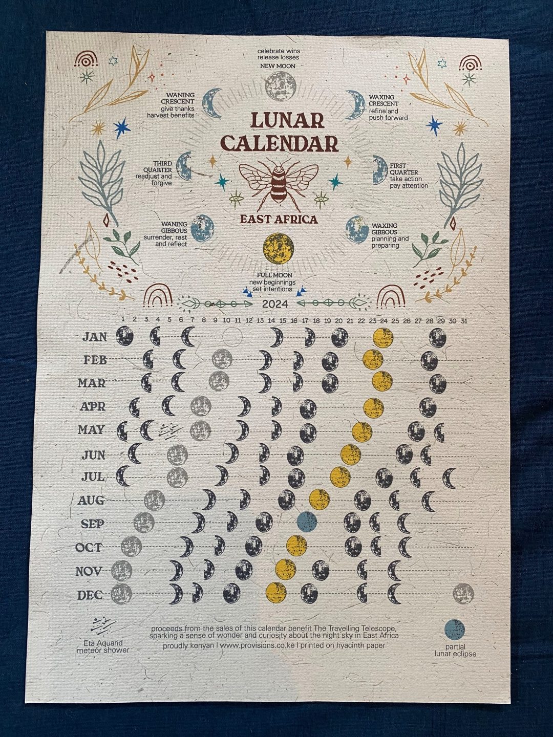 Lunar Calendar 2024 - Provisions